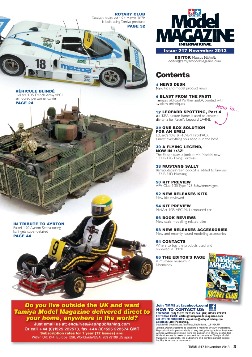 Tamiya Model Magazine 217 (2013-11)